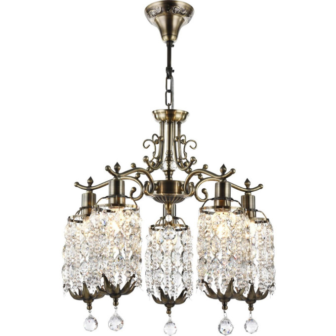 Подвесная люстра MAYTONI RONDA бронза DIA107-PL-05-R